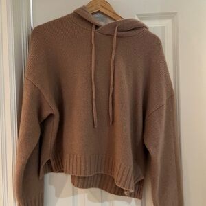 Gorgeous Carmel coloured cashmerer sweater from Aritiza!